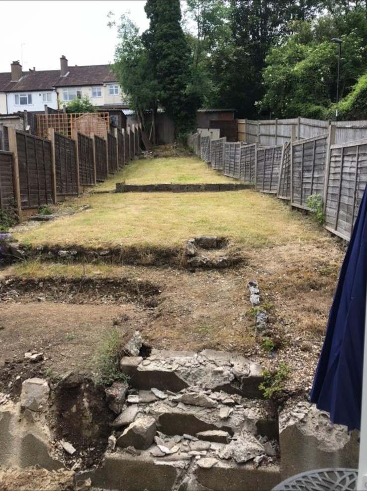 Garden clearance and preparation — Surrey